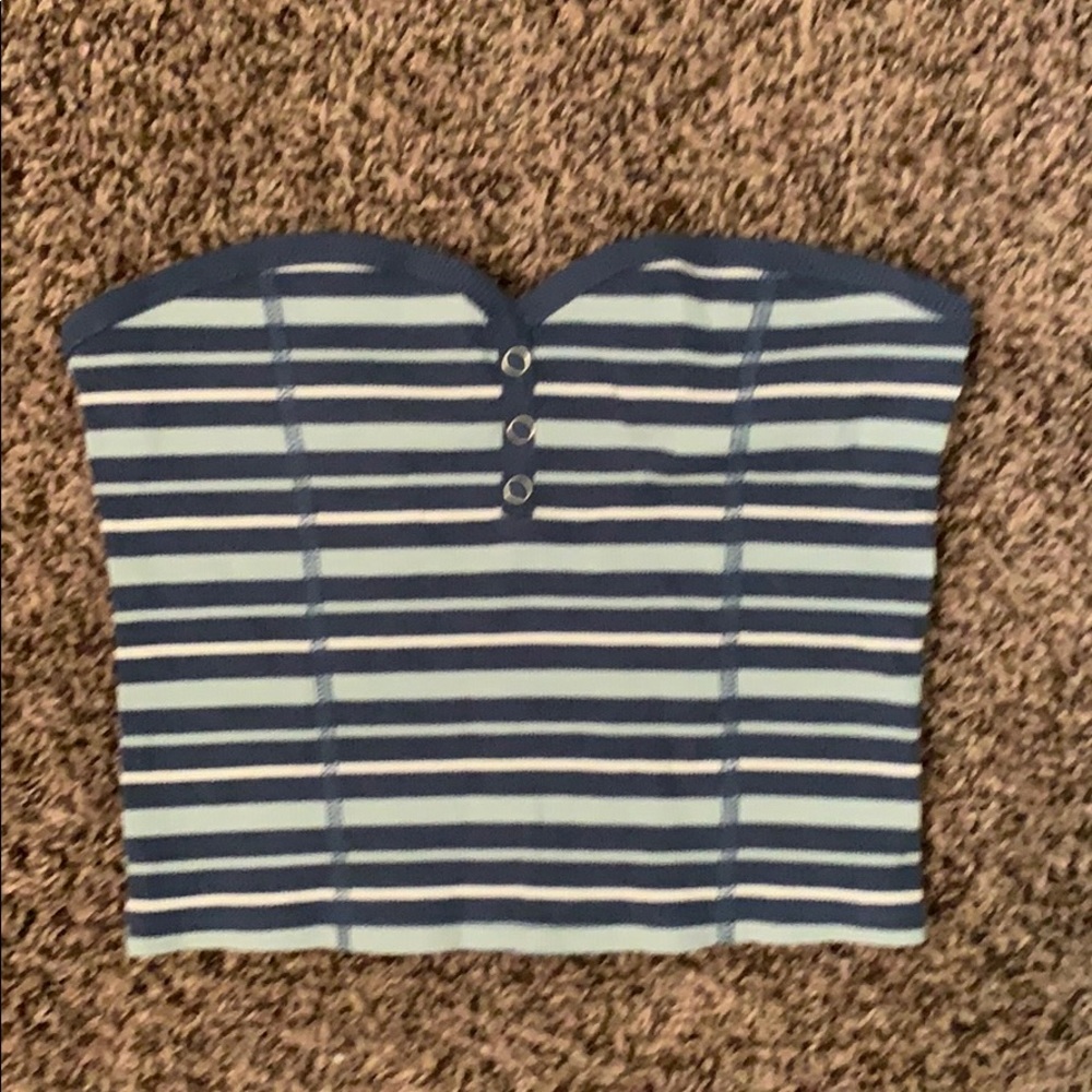 Blue pacsun tube top